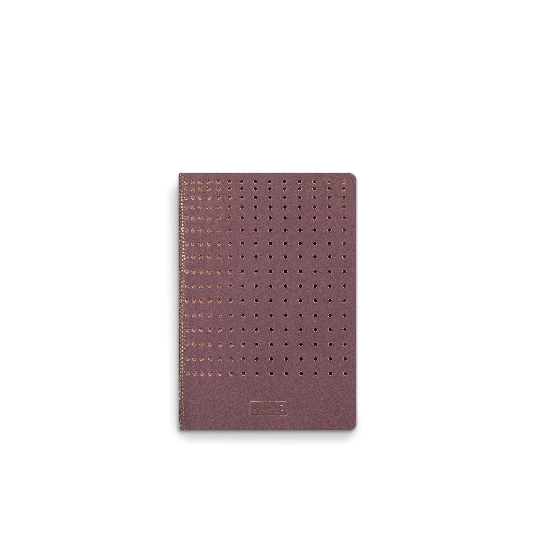 Gridded Burgundy Note Booklet